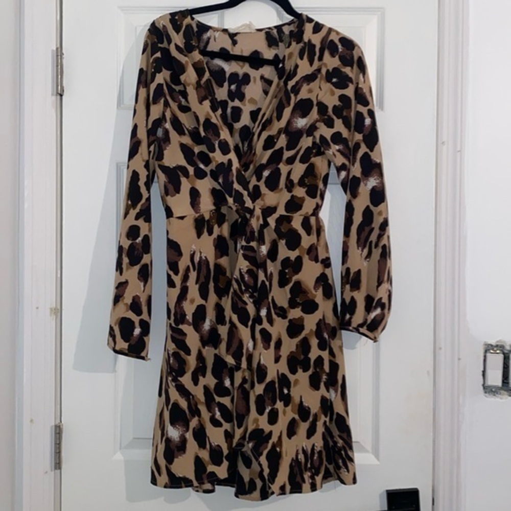 Dress Up animal print dress